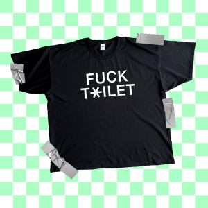 Fuck Toilet Black Tee